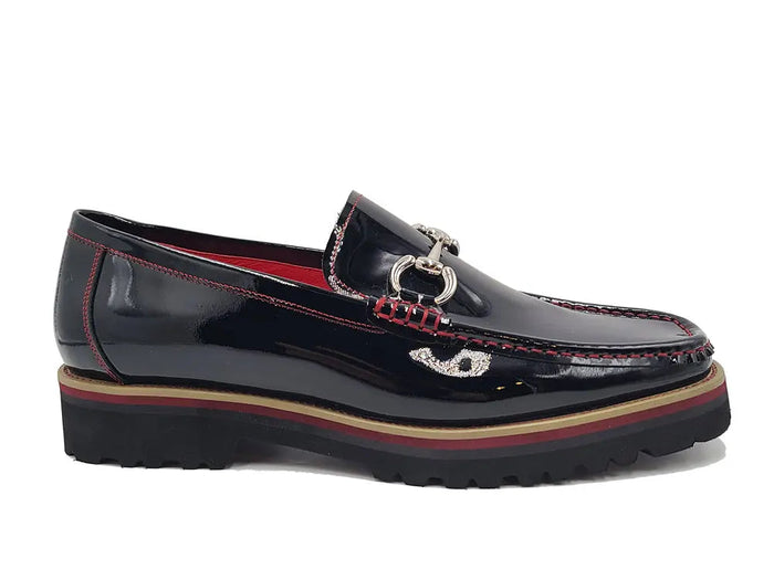 Carrucci Horse Bit Loafer in Lug Sole
