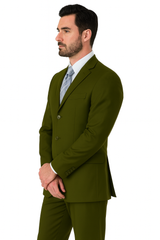 Mens Classic 3 button 2 Piece Suit in Navy