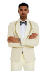 2025 Ivory and Gold 2pc Men's Suit by Tazzio 9   - from alligatorwarehouse.com