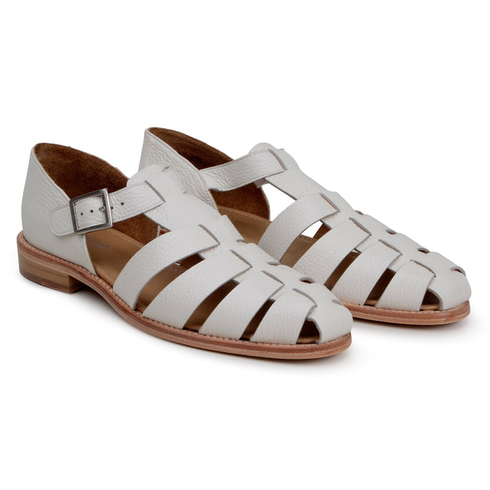 Belvedere ELIO in Milk Genuine Ostrich Leather