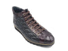 Embossed Alligator High Top 3 KB626-13ECHESTNUT8  - from alligatorwarehouse.com