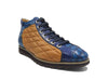 Embossed Alligator High Top 14 KB626-13ECHESTNUT8  - from alligatorwarehouse.com