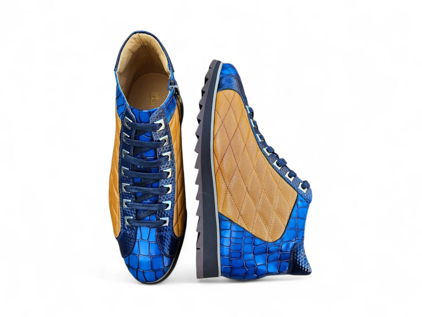 Carrucci Embossed Alligator High Top