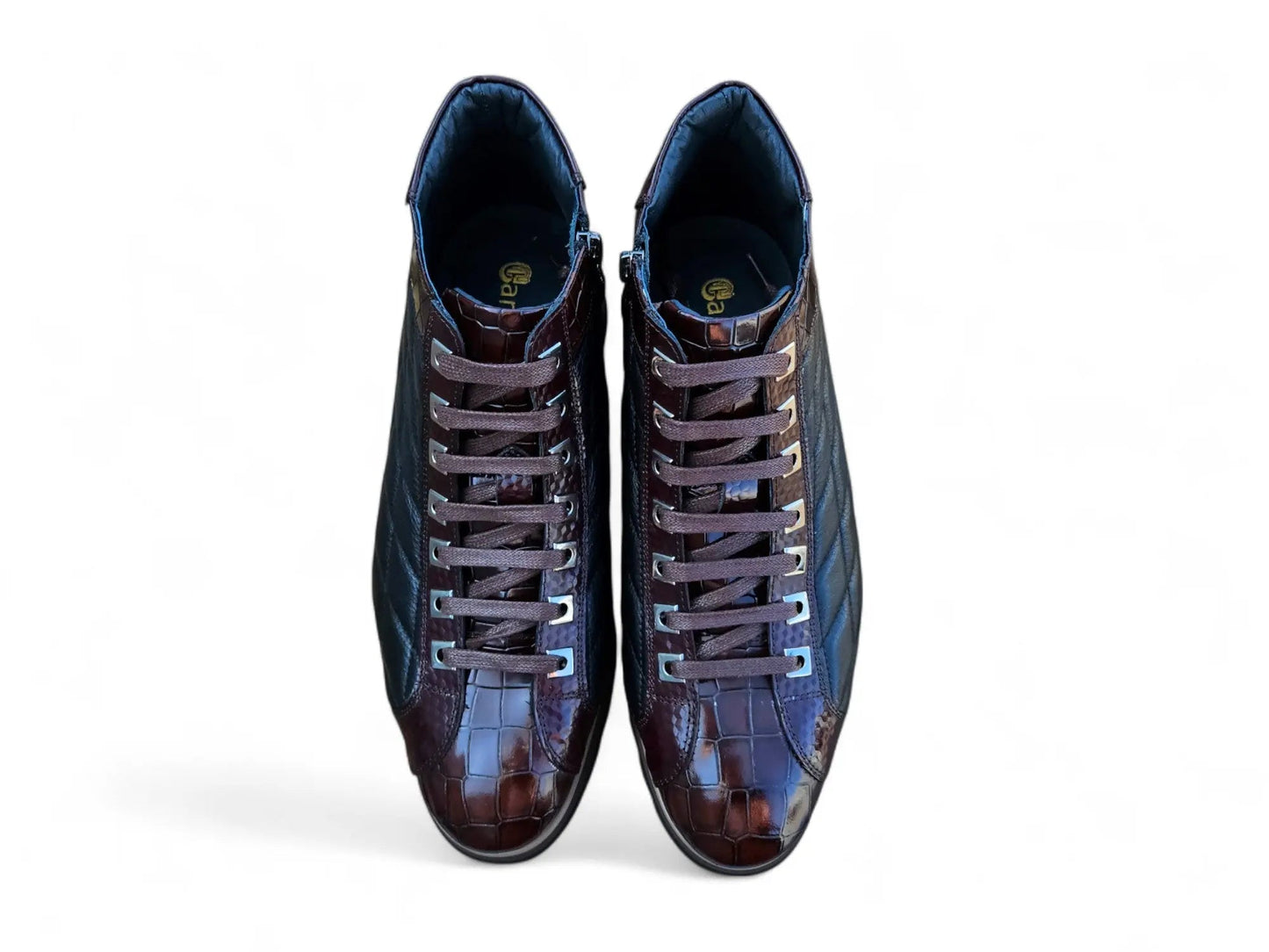 Carrucci Embossed Alligator High Top