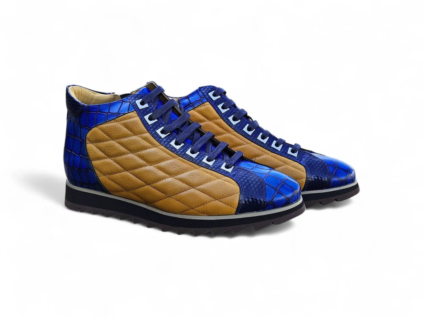 Carrucci Embossed Alligator High Top