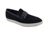 Embossed Leather Strap Linen Sneaker 6 KS529-07COGNAC75  - from alligatorwarehouse.com
