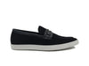 Embossed Leather Strap Linen Sneaker 7 KS529-07COGNAC75  - from alligatorwarehouse.com