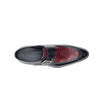 Embossed Moc Single Monkstrap Shoe 4 KS479-09TBLACKBURGUN75  - from alligatorwarehouse.com