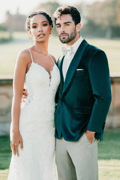 Velvet Blazer - Mens Blazer - Dinner Jacket 