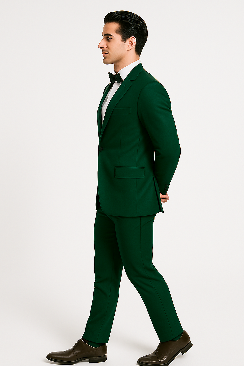 elite-emerald green-satin-suit-wedding-prom 5 M390SK-7-34s  - from alligatorwarehouse.com