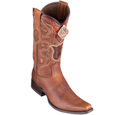 Los Altos Boots - Mens Dress Cowboy Boot - Low Priced Men's Rage European Toe Cowboy Boots - Walnut- in Walnut 1   - from alligatorwarehouse.com