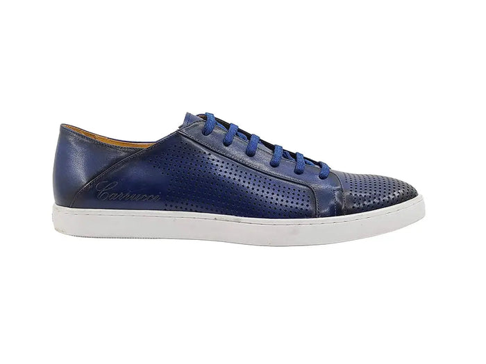 Carrucci Fashion Lace-up Leather Sneaker