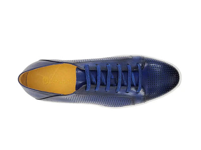 Fashion Lace-up Leather Sneaker 9 KS529-33CHESTNUT8  - from alligatorwarehouse.com