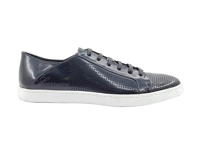 Carrucci Fashion Lace-up Leather Sneaker