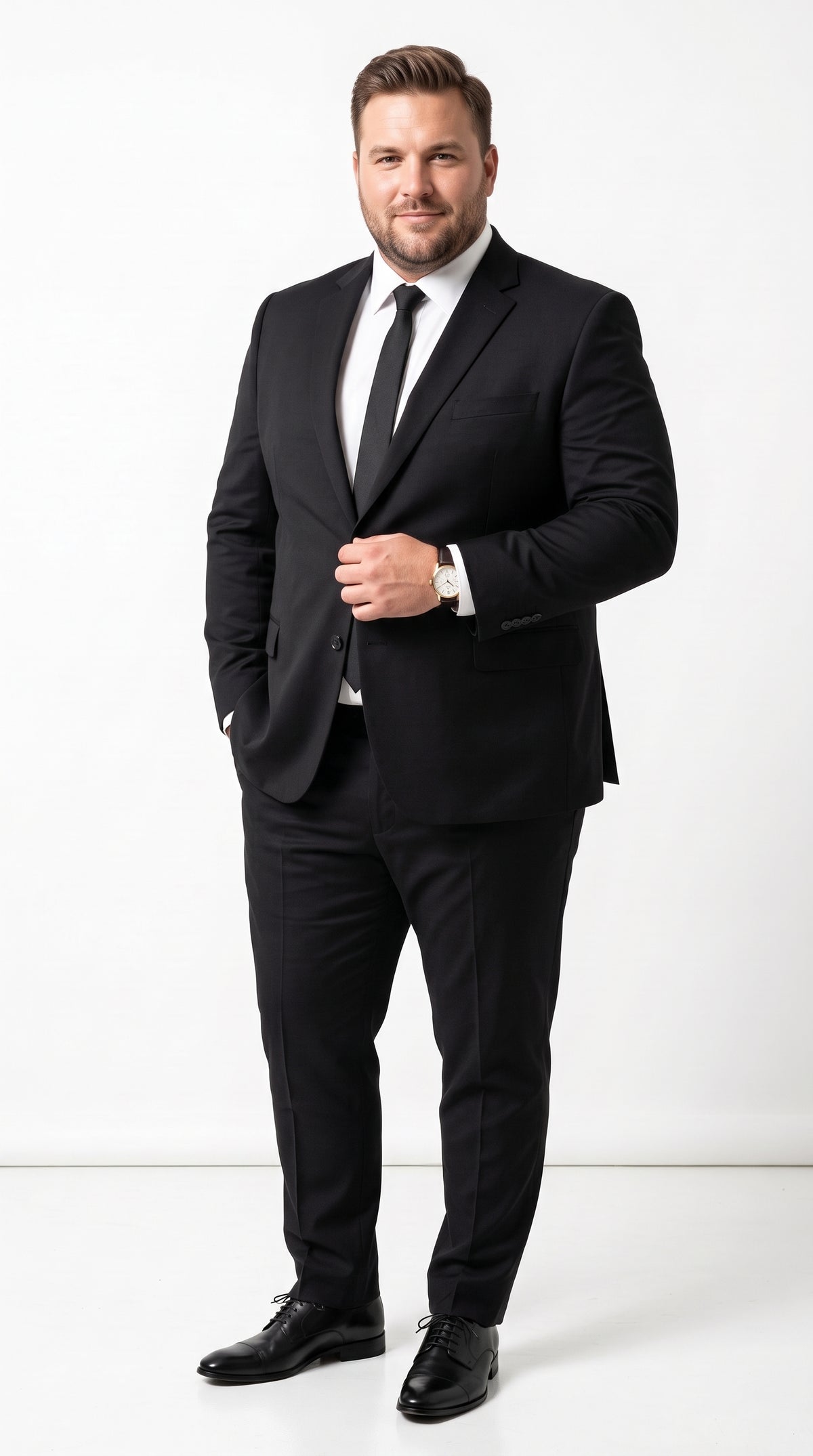 Men’s Blues Brothers Black Suit Costume Package, Formal Black Suit with Shirt and Tie