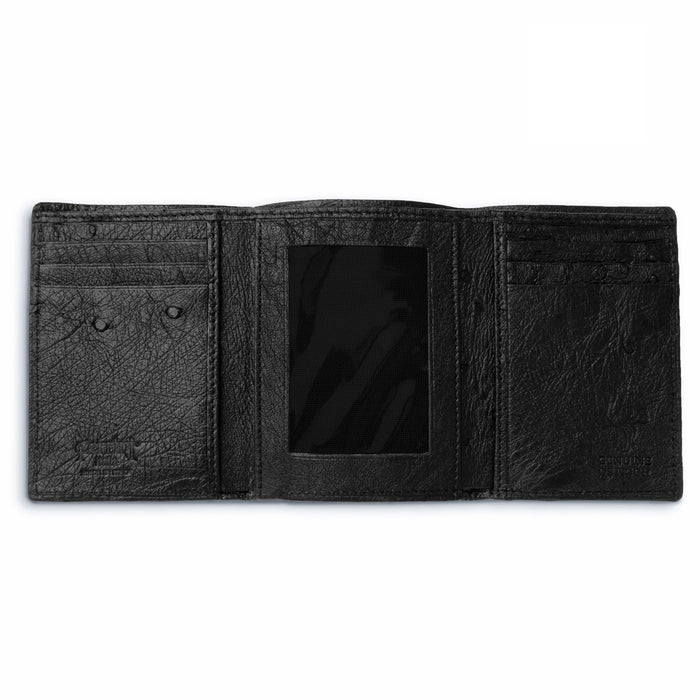 Ferrini Full Quill Ostrich Trifold