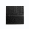 Full Ostrich Quill Checkbook Holder in Black 3 AACK-BL  - from alligatorwarehouse.com