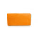 Smooth Ostrich Checkbook Cover in Buttercup