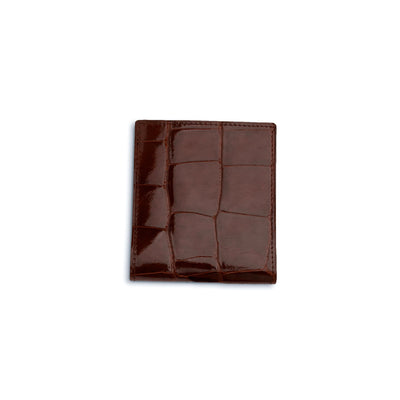 Mens Alligator Hipster Wallet in Brown 1 ABHP-BN  - from alligatorwarehouse.com