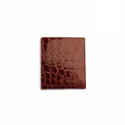 Mens Alligator Hipster Wallet in Cognac 3 ABHP-CG  - from alligatorwarehouse.com