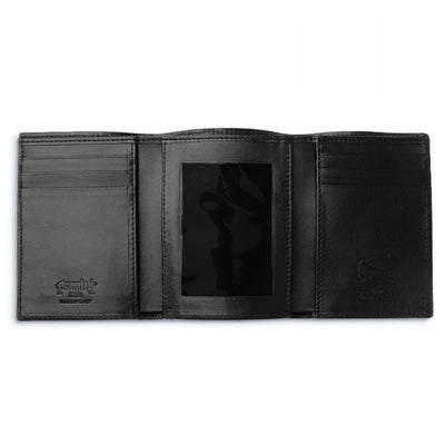 Mens Alligator Trifold Wallet in Black 2 ABTF-BL  - from alligatorwarehouse.com