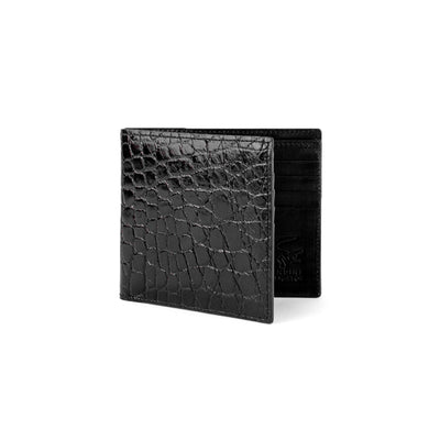 Mens Alligator Billfold Wallet in Black 1 ABBF-BL  - from alligatorwarehouse.com