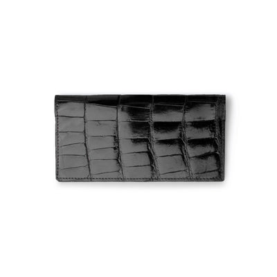Alligator Checkbook Holder in Black 3 ABCK-BL  - from alligatorwarehouse.com