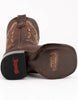 Ferrini Women's Toro Square Toe Boots Handcrafted - Brown 3 82993-36-060-B  - from alligatorwarehouse.com