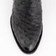 Ferinni Boot - Mens Dress Cowboy Boot  - Ferrini Men's Colt Full Quill Ostrich Boots Handcrafted - Black   in Black