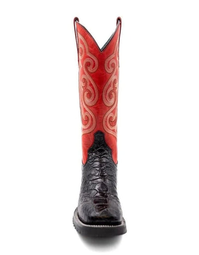 Men's Ferrini Kai Sea Turtle Print Boots Handcrafted Black 3 42593-04-080-D  - from alligatorwarehouse.com
