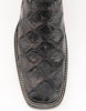 Ferrini Women's Bronco Square Toe  Pirarucu Fish Print Boots 2 93393-04-060-B  - from alligatorwarehouse.com