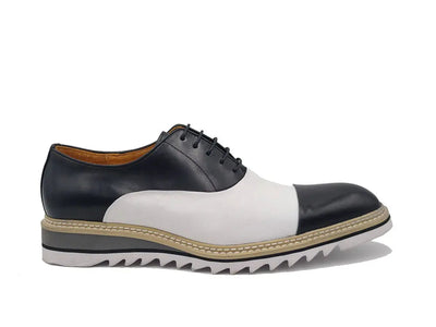 Cap Toe Brogue Oxford 1 KS552-03TBLACKWHITE75  - from alligatorwarehouse.com