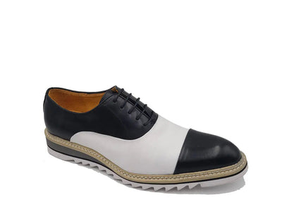 Cap Toe Brogue Oxford 3 KS552-03TBLACKWHITE75  - from alligatorwarehouse.com