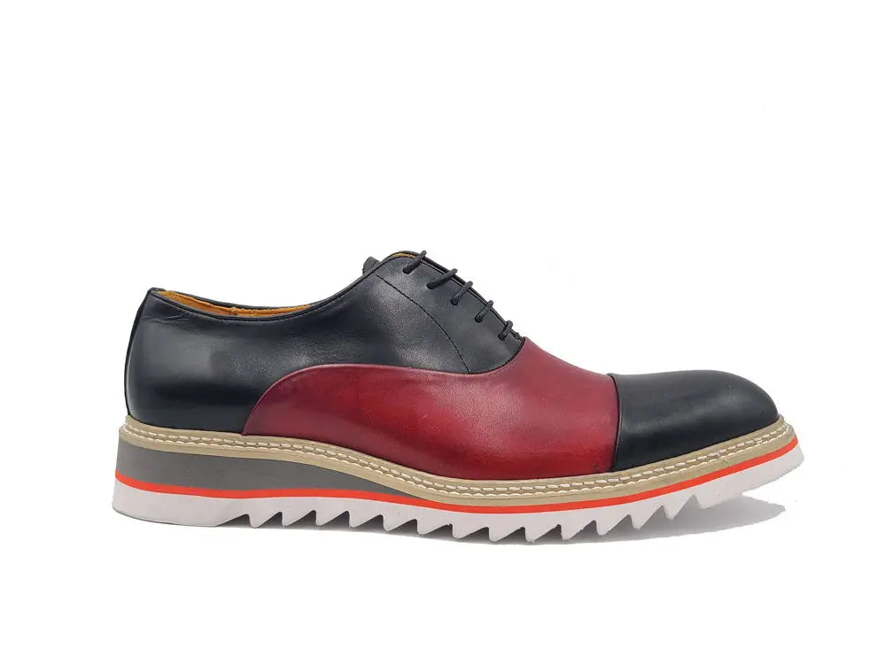 Cap Toe Brogue Oxford 5 KS552-03TBLACKWHITE75  - from alligatorwarehouse.com