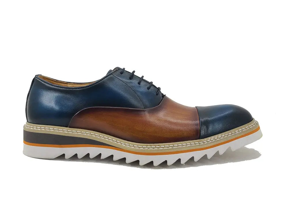 Cap Toe Brogue Oxford 9 KS552-03TBLACKWHITE75  - from alligatorwarehouse.com