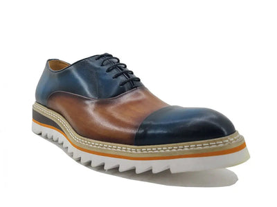 Cap Toe Brogue Oxford 11 KS552-03TBLACKWHITE75  - from alligatorwarehouse.com