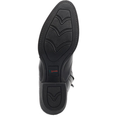 Laredo Fletcher Black Leather Round Toe Boots for Men 6 62070_8_D  - from alligatorwarehouse.com