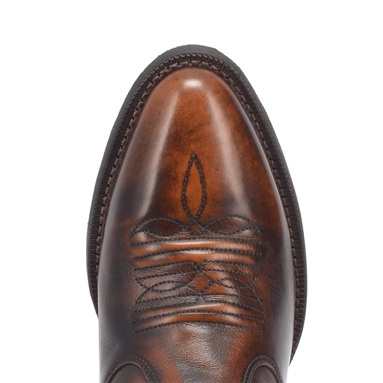 Laredo Fletcher Tan Leather Round Toe Boots for Men 5 62074_8_D  - from alligatorwarehouse.com