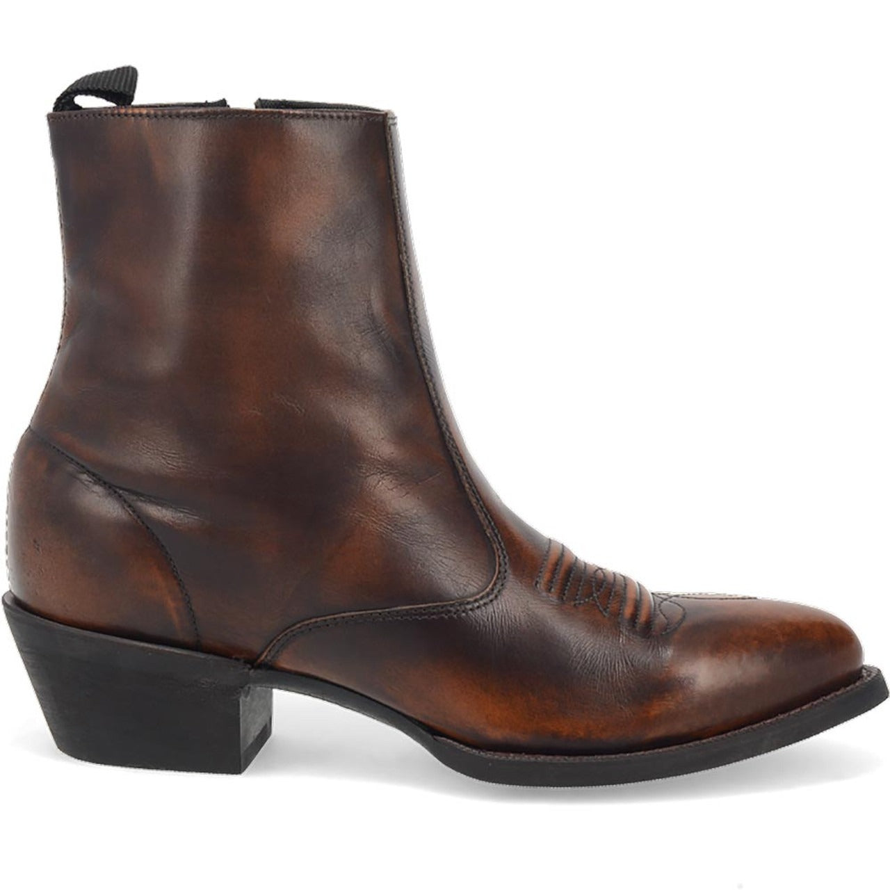 Laredo Fletcher Tan Leather Round Toe Boots for Men 1 62074_8_D  - from alligatorwarehouse.com