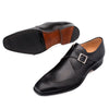 Forest Black Calfskin Leather Men’s Modern Wing Tip Oxford By Mezlan Made In Spain Brand 3   - from alligatorwarehouse.com
