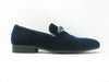 Formal Velvet Loafer with studs 3 KS528-201VNAVY8  - from alligatorwarehouse.com