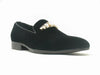 Formal Velvet Loafer with studs 10 KS528-201VNAVY8  - from alligatorwarehouse.com