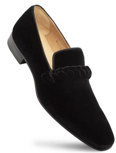 Velvet Braided Formal Shoe Prima By Mezlan Made In Spain Brand 1   - from alligatorwarehouse.com