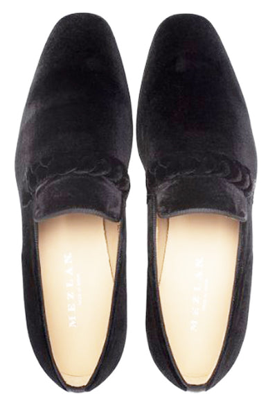 Velvet Braided Formal Shoe Prima By Mezlan Made In Spain Brand 2   - from alligatorwarehouse.com