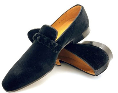 Velvet Braided Formal Shoe Prima By Mezlan Made In Spain Brand 5   - from alligatorwarehouse.com