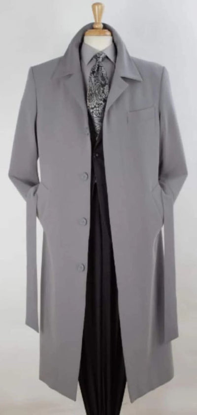Men's Full Length Overcoat – Classic Winter Long Top Coat 8   - from alligatorwarehouse.com