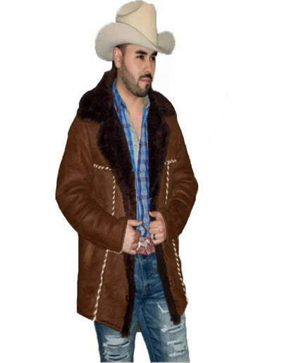 Long Sheepskin Western Jacket 1   - from alligatorwarehouse.com