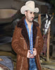 Long Sheepskin Western Jacket 2   - from alligatorwarehouse.com