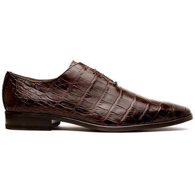Marco Di Milano Bono Men's Shoes Genuine Alligator Dress Whole-cut Oxfords 8 BONO_ALLIGATOR_BLACK_8  - from alligatorwarehouse.com