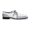 Marco Di Milano Caribe Men's Shoes White & Newspaper Genuine Hornback Caiman Crocodile Dress Derby Oxfords 2 CARIBE_CAIMAN FUSCUS_NEWSPAPER/WHITE_6  - from alligatorwarehouse.com